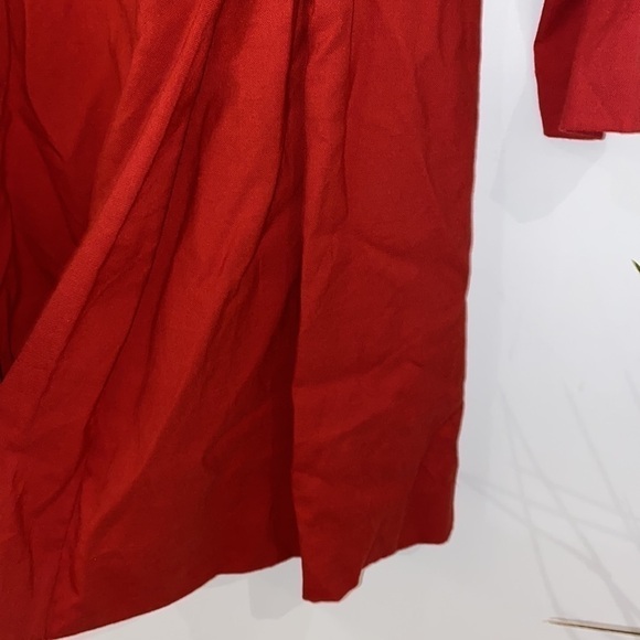 cos pleated midi dress with long sleeves Size 6 - Picture 6 of 11